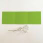 Trippel-Pocketfold-Karte quadratisch (15x15) Premium-Karton "Grasgrün" Basic Line