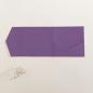 Pocketfold-Karte Quadrat (15x15) Premium-Karton "Violett " Exklusiv Line