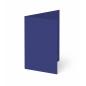 Preview: Trippelkarte - Leporello 210g/m² DIN B6 3-Fach in struktur dunkelviolett