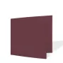 Preview: Doppelkarte - Faltkarte quadratisch 15x15cm, 250g/m² in waldbeere