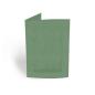 Passepartoutkarte rechteck 3-Fach DIN B6 in kraft salbei