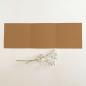 Trippel-Pocketfold-Karte quadratisch (15x15) Recycling-Karton "Kraft Braun" Basic Line