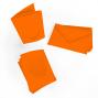 Preview: Passepartoutkarte mit ovalem Ausschnitt und Briefumschlag, DIN C6 in orange