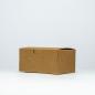 Preview: Gastgeschenk Box zum Zuklappen blanko kraft braun - 5 Stk.