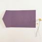 Pocketfold-Karte B6 seitlich Recycling "Kraft Purple" Basic Line
