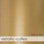 Preview: Faltkarte 15x15cm mit Briefumschlag 16x16cm in metallic coffee