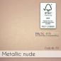 Preview: Briefumschläge - Briefhüllen in metallic-nude, DIN B6 120g/m² oF, Nassklebung