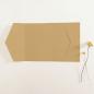 Pocketfold-Karte B6 seitlich Recycling "Kraft Sand" Basic Line