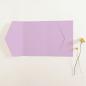 Pocketfold-Karte B6 seitlich Premium-Karton "Lavendel" Basic Line
