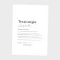 Preview: Definitionsposter "Trauzeugin 1 | Geschenkidee | Personalisiert  | individuelles Bild | Wörterbuch