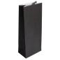 Preview: Rayher Papier-Blockbodenbeutel, schwarz, 10x24x6cm, 80g/m², SB-Btl. 25Stück 