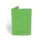 Passepartoutkarte rechteck 3-Fach DIN B6 in struktur apfelgrün