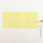 Pocketfold-Karte B6 Tripple Premium-Karton "Gelb" Basic Line