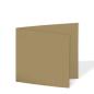 Preview: Doppelkarte - Faltkarte quadratisch 15x15cm, 300g/m² in recycling natur