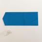 Pocketfold-Karte Quadrat (15x15) Premium-Karton "Pazifikblau " Exklusiv Line