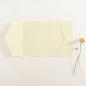 Pocketfold-Karte B6 seitlich Premium-Karton "Hellcreme" Basic Line