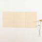 Pocketfold-Karte B6 Tripple Premium-Karton "Creme" Basic Line