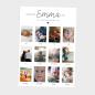 Preview: Geburtstagsposter "Fotostrecke" | Geschenk 1. Geburtstag | Meilensteintafel | Einschulung | Personalisiertes Geschenk
