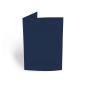 Passepartoutkarte rechteck 3-Fach DIN B6 in nachtblau