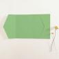 Pocketfold-Karte B6 seitlich Premium-Karton "Pistazie" Basic Line