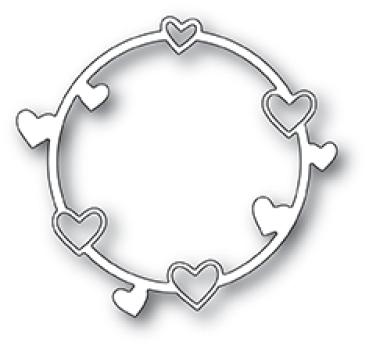 Poppystamp Die - Heart Circle