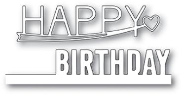 Poppystamp Die - Happy Birthday Combo