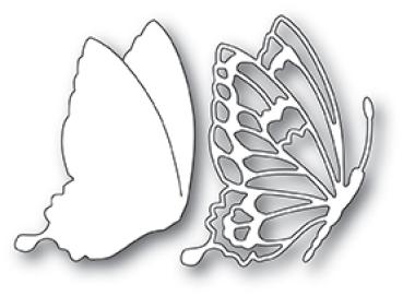 Memory Box Craft Die - "Drifting Side Butterfly" (99900) - Faltkarten.com