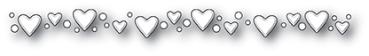 Memory Box Die - Dibble Heart Border