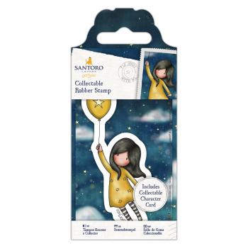Gorjuss Santoro - Mini Gummistempel - Nr. 45 Flieg Mit Mir Weg