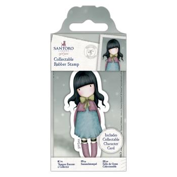 Gorjuss Santoro - Mini Gummistempel - Nr. 52 Warten