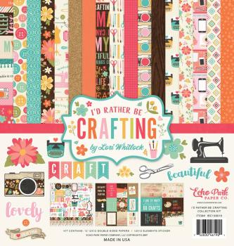 Echo Park "I'd Rather Be Crafting" 12x12" Collection Kit