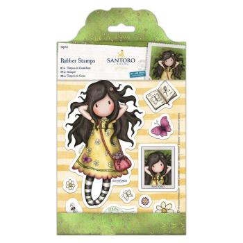 Gorjuss Santoro - Gummistempel - Endlich Frühling