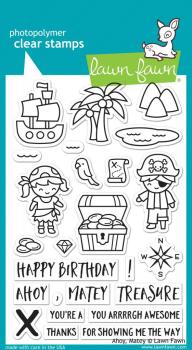 Lawn Fawn Stempelset "Ahoy, Matey" Clear Stamp