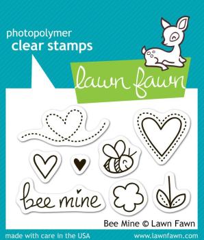 Lawn Fawn Stempelset "Bee Mine" Clear Stamp