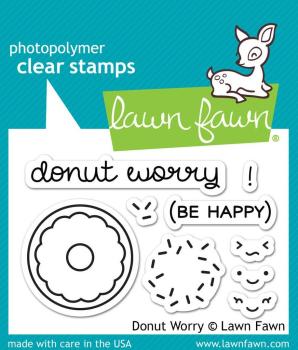 Lawn Fawn Stempelset "Donut Worry" Clear Stamp