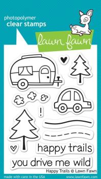 Lawn Fawn Stempelset "Happy Trails" Clear Stamp