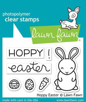 Lawn Fawn Stempelset "Hoppy Easter" Clear Stamp