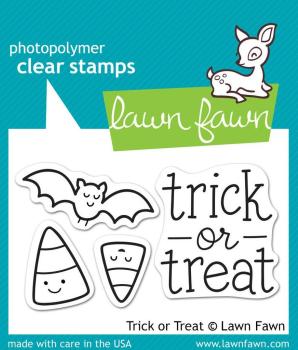 Lawn Fawn Stempelset "Trick or Treat" Clear Stamp