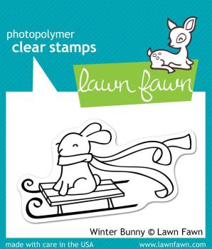 Lawn Fawn Stempelset "Winter Bunny" Clear Stamp
