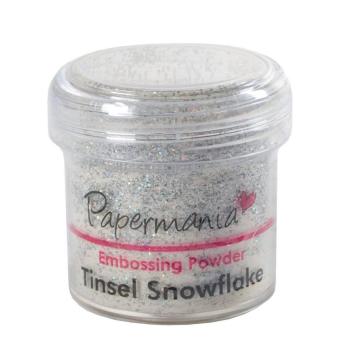 Embossingpulver - Embossing-Puder 30 ml "Lametta Schneeflocke"