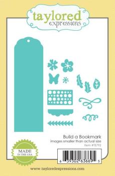 Taylored Expressions Craft Die "Build a Bookmark"