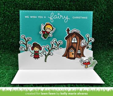 Lawn Fawn Stempelset "Frosty Fairy Friends" Clear Stamp