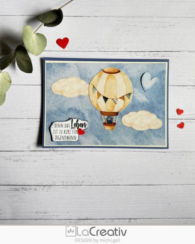 LaCreativ - Designpapier "Himmelblaues Babyglück" Paper Pack 6x6" - 24 Bogen