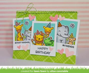 Lawn Fawn Stempelset "Wild For You" Clear Stamp
