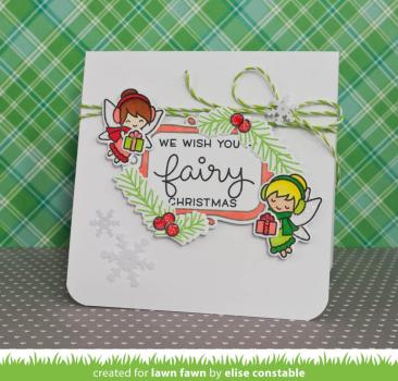 Lawn Fawn Stempelset "Frosty Fairy Friends" Clear Stamp