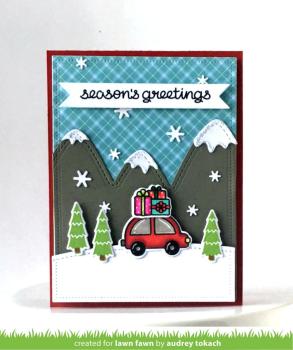 Lawn Fawn Stempelset "Home For The Holidays" Clear Stamp