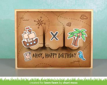 Lawn Fawn Stempelset "Ahoy, Matey" Clear Stamp