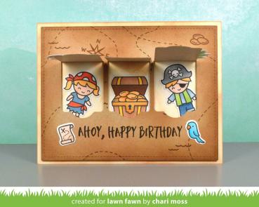 Lawn Fawn Stempelset "Ahoy, Matey" Clear Stamp