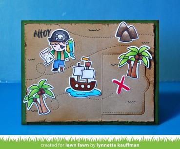 Lawn Fawn Stempelset "Ahoy, Matey" Clear Stamp