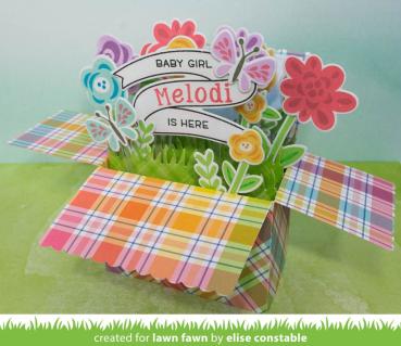 Lawn Fawn Stempelset "Fab Flowers" Clear Stamp
